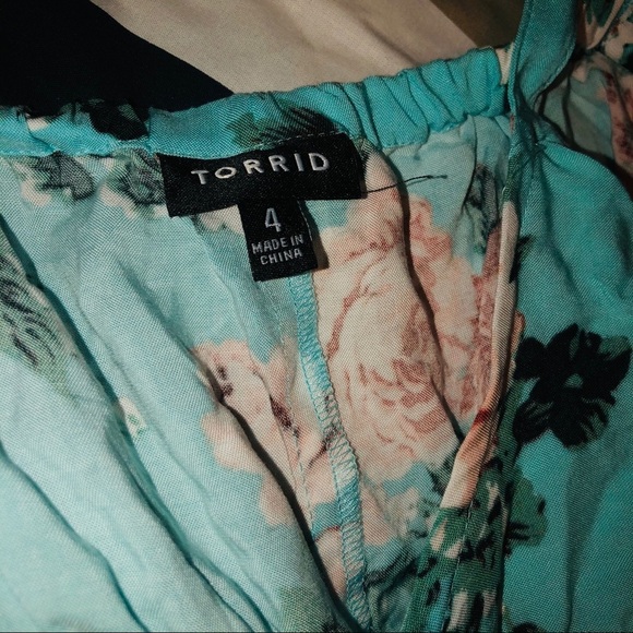 𝅺Torrid FLORAL RUFFLED CHALLIS SUNDRESS 4x/26 - Picture 6 of 6